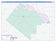 Pecos County, TX Colorcast Style Wall Map