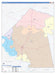 Polk County, TX Colorcast Style Wall Map