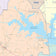 Rains County, TX Colorcast Style Wall Map