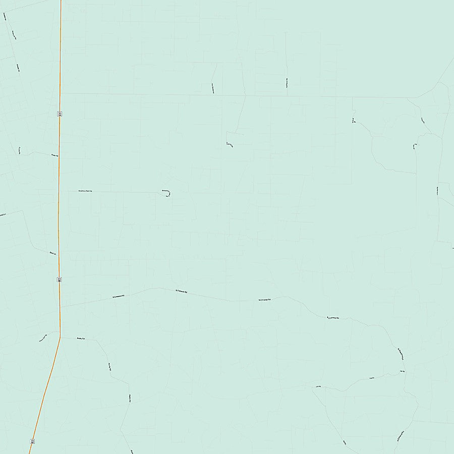 Reagan County, TX Colorcast Style Wall Map