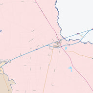 Reeves County, TX Colorcast Style Wall Map