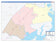 Refugio County, TX Colorcast Style Wall Map