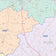 Rusk County, TX Colorcast Style Wall Map