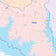San Augustine County, TX Colorcast Style Wall Map
