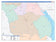 Shelby County, TX Colorcast Style Wall Map