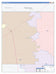 Sherman County, TX Colorcast Style Wall Map