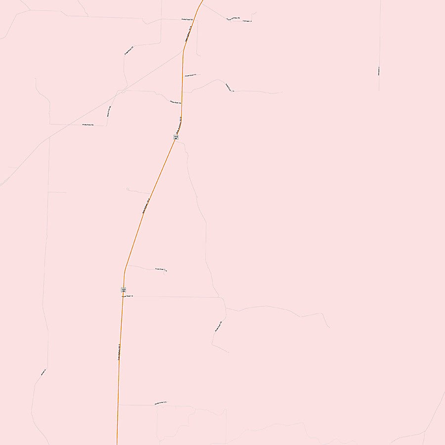 Sterling County, TX Colorcast Style Wall Map