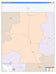 Stonewall County, TX Colorcast Style Wall Map