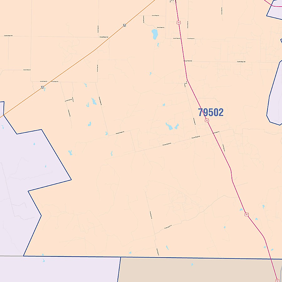 Stonewall County, TX Colorcast Style Wall Map