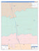 Swisher County, TX Colorcast Style Wall Map