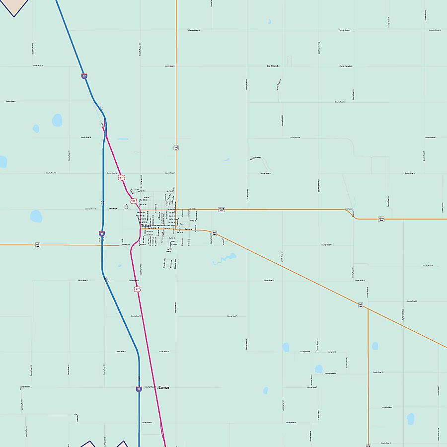 Swisher County, TX Colorcast Style Wall Map