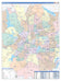 Tarrant County, TX Colorcast Style Wall Map