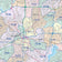 Tarrant County, TX Colorcast Style Wall Map