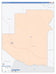 Terrell County, TX Colorcast Style Wall Map