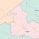 Trinity County, TX Colorcast Style Wall Map
