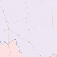 Upton County, TX Colorcast Style Wall Map