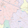Van Zandt County, TX Colorcast Style Wall Map