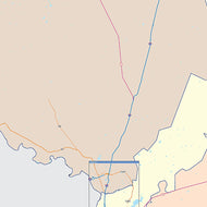 Webb County, TX Colorcast Style Wall Map