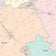 Wilson County, TX Colorcast Style Wall Map