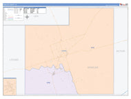 Winkler County, TX Colorcast Style Wall Map