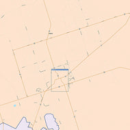 Winkler County, TX Colorcast Style Wall Map