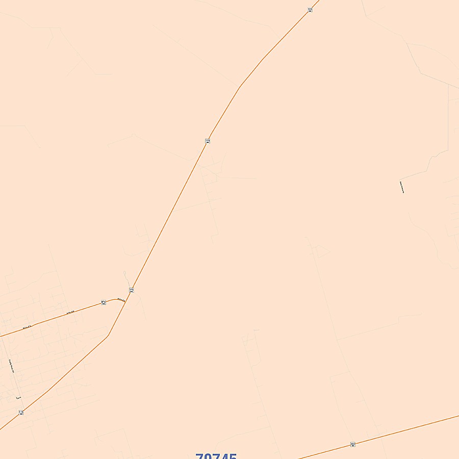 Winkler County, TX Colorcast Style Wall Map