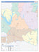 Wood County, TX Colorcast Style Wall Map