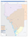 Zapata County, TX Colorcast Style Wall Map