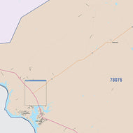 Zapata County, TX Colorcast Style Wall Map
