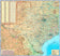 Texas Decorative Wall Map by Compart Maps, Gulf of America Edition