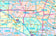 Colorcast Style Wall Map of Texas