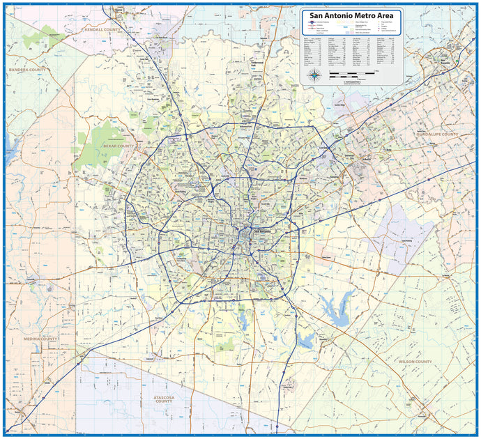 Map Of San Antonio Texas Area San Antonio, Texas 1924 Map