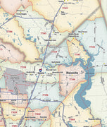 Houston Metro Area ZIP Code Map