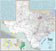 Texas Executive Wall Map by Texas Map Store, Gulf of America Edition