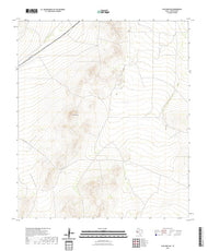 US Topo 7.5-minute map for Cave Mesa NE TX