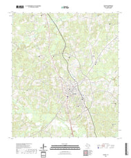 US Topo 7.5-minute map for Center TX