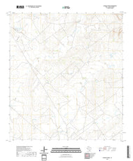 US Topo 7.5-minute map for Chargos Creek TX