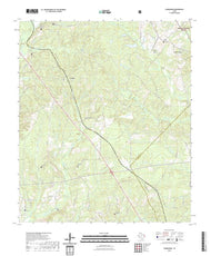 US Topo 7.5-minute map for Chinquapin TX