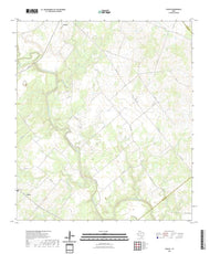 US Topo 7.5-minute map for Choate TX