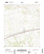 US Topo 7.5-minute map for Coahoma TX
