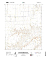 US Topo 7.5-minute map for Coldwater Creek TX