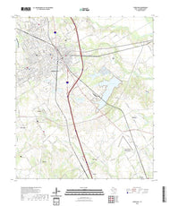 US Topo 7.5-minute map for Corsicana TX