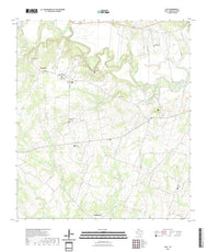 US Topo 7.5-minute map for Cost TX