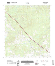 US Topo 7.5-minute map for Crabbs Prairie TX