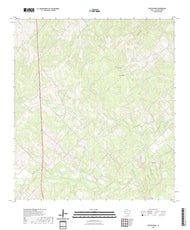 US Topo 7.5-minute map for Crater Ridge TX