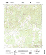 US Topo 7.5-minute map for Crockett NE TX