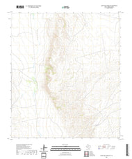 US Topo 7.5-minute map for Cuesta Del Burro NW TX