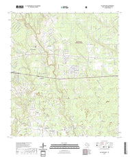 US Topo 7.5-minute map for Cut And Shoot TX