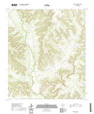 US Topo 7.5-minute map for Deer Canyon TX