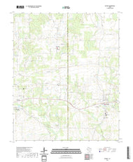 US Topo 7.5-minute map for Detroit TX